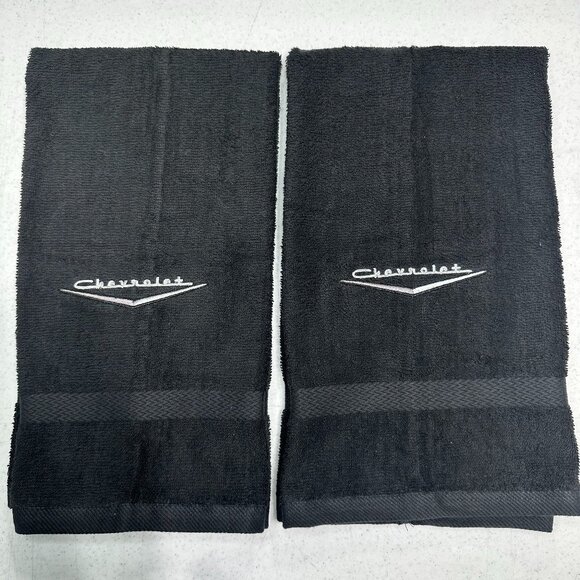 Chevrolet Towels Embroidered Hand Towel Set Car Truck Bathroom Home Decor - Picture 1 of 2